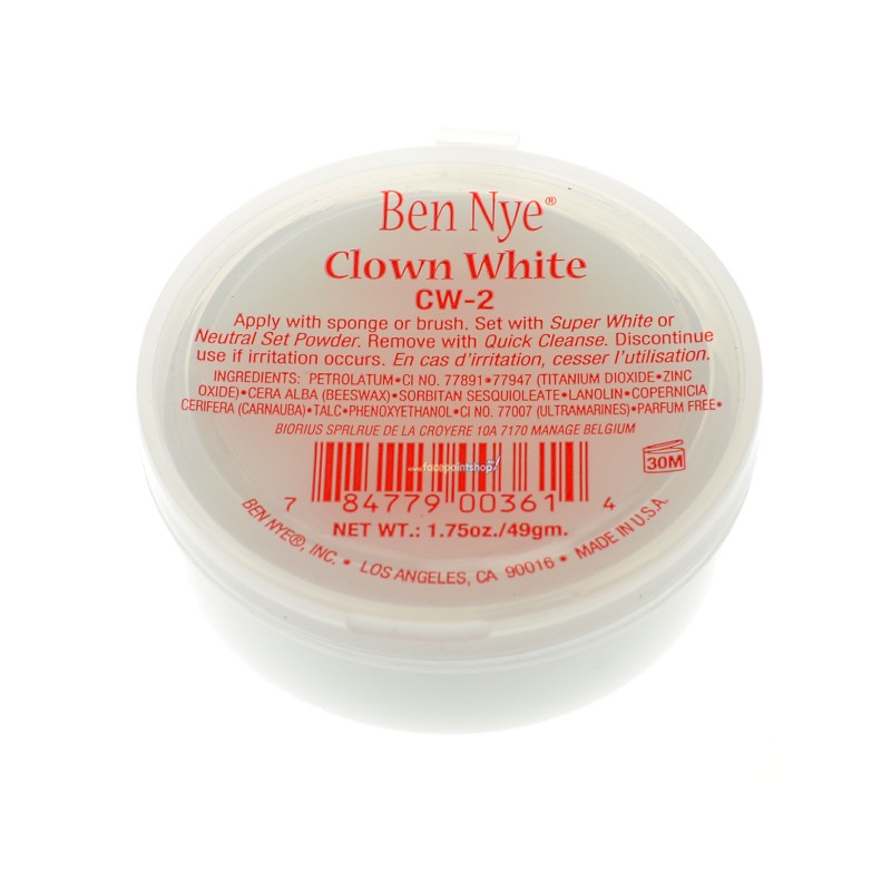 Ben Nye Clown White Ken's Magic & Costume Shop