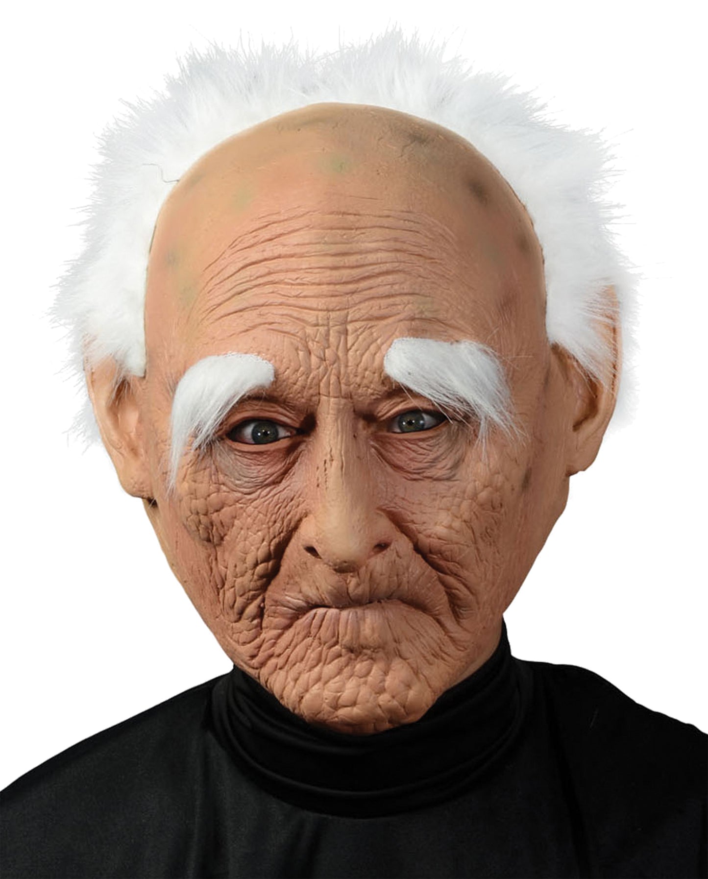 Old Man Mask With Hair