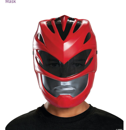 Kids Mighty Morphin Power Rangers Red Ranger Vacuum Mask