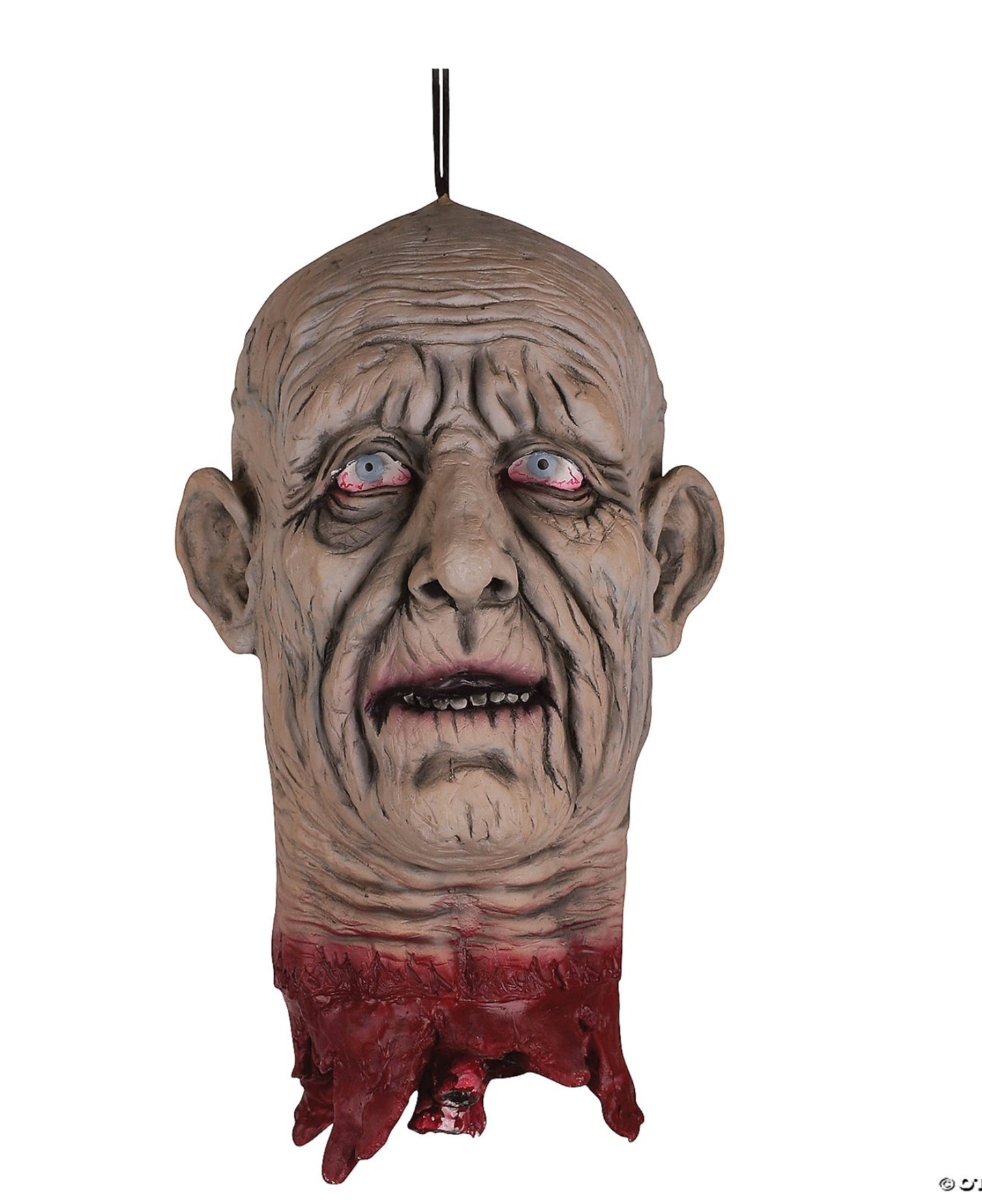 Hanging Old Man Cut-Off Head Decoration