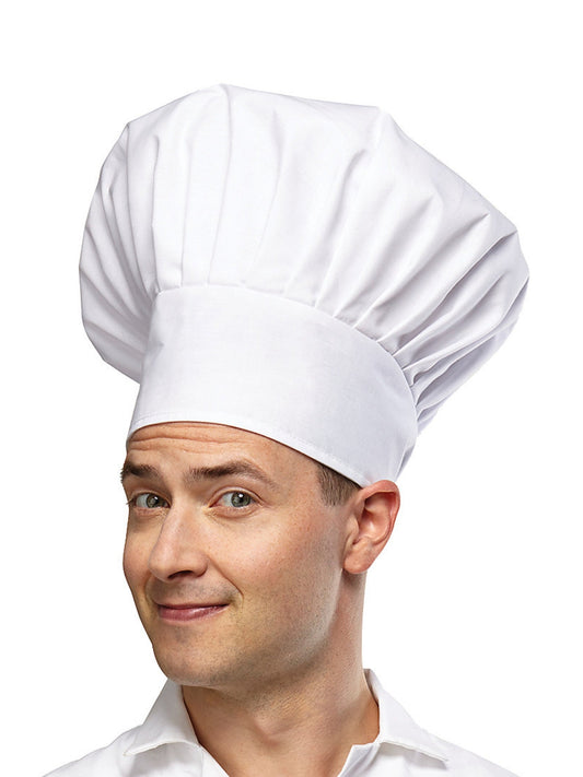 Adults White Chef Hat