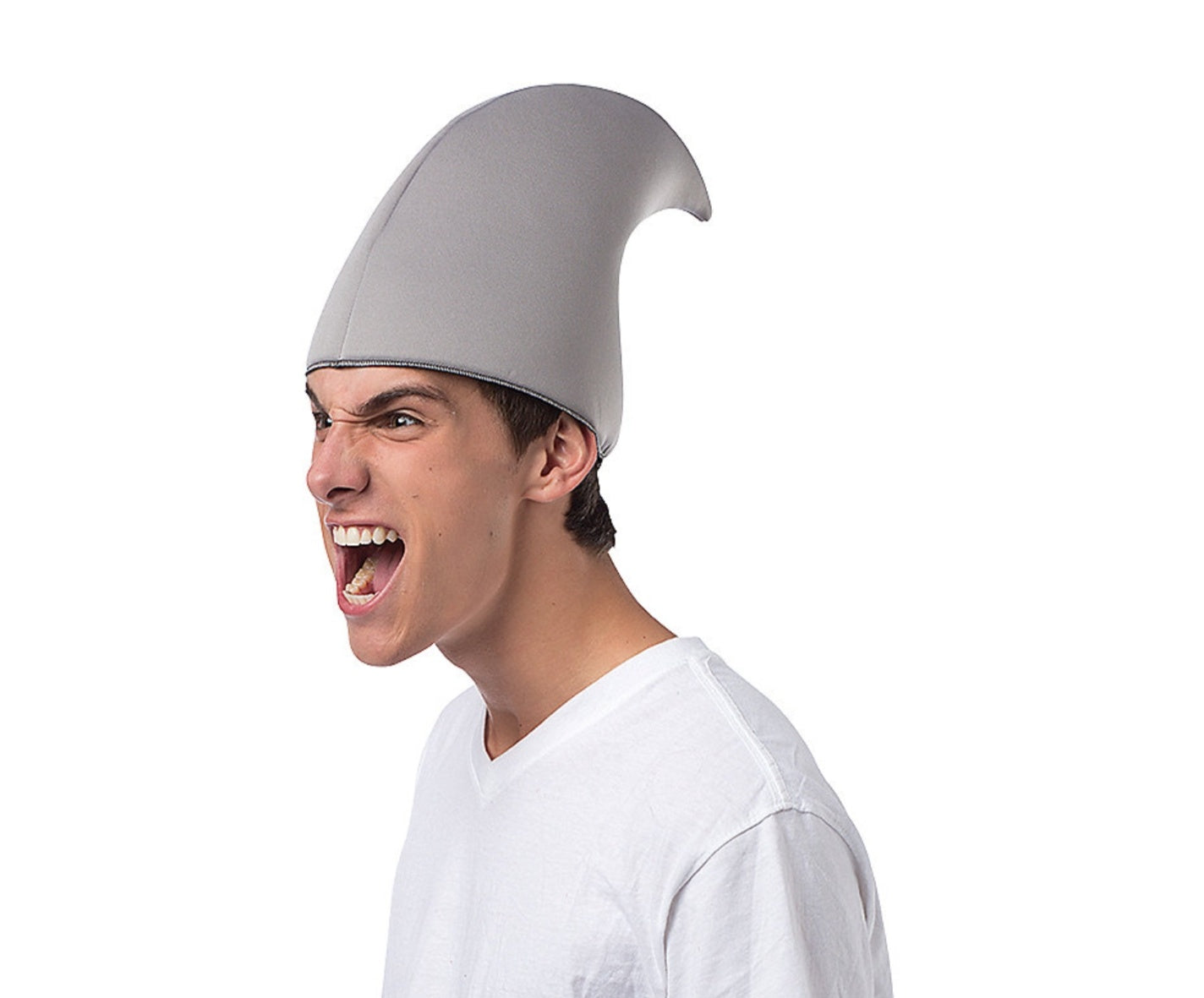 Adults Gray Shark Fin Hat