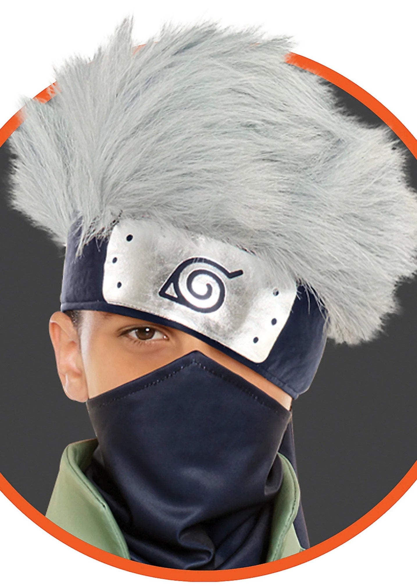 Naruto Leaf Headband with Hair