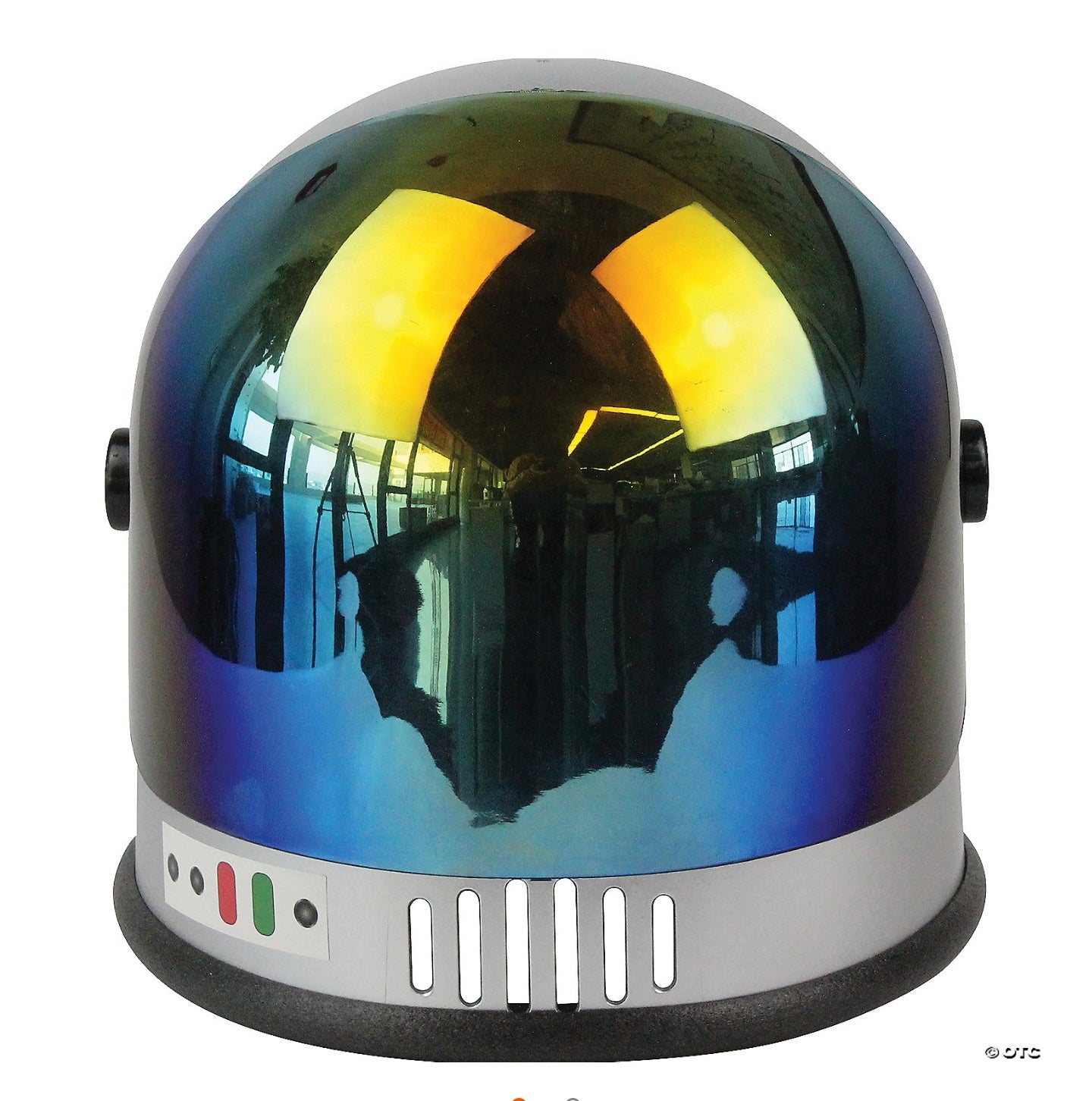 Helmet Space Silver with Reflective Visor OS